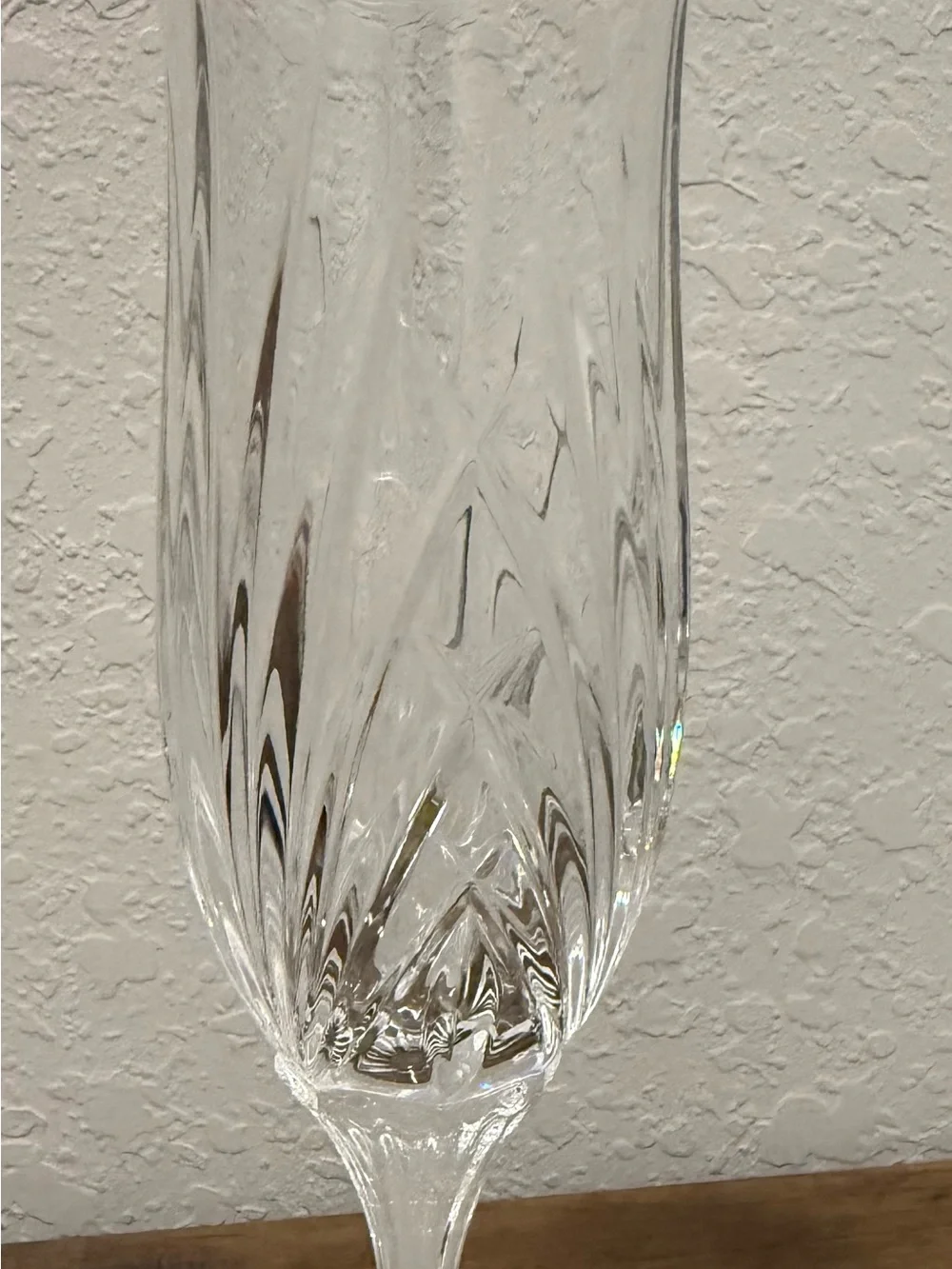 Cristal d’Arques Cortney 4-Flute Champagne Set 24% Lead Crystal Glasses France